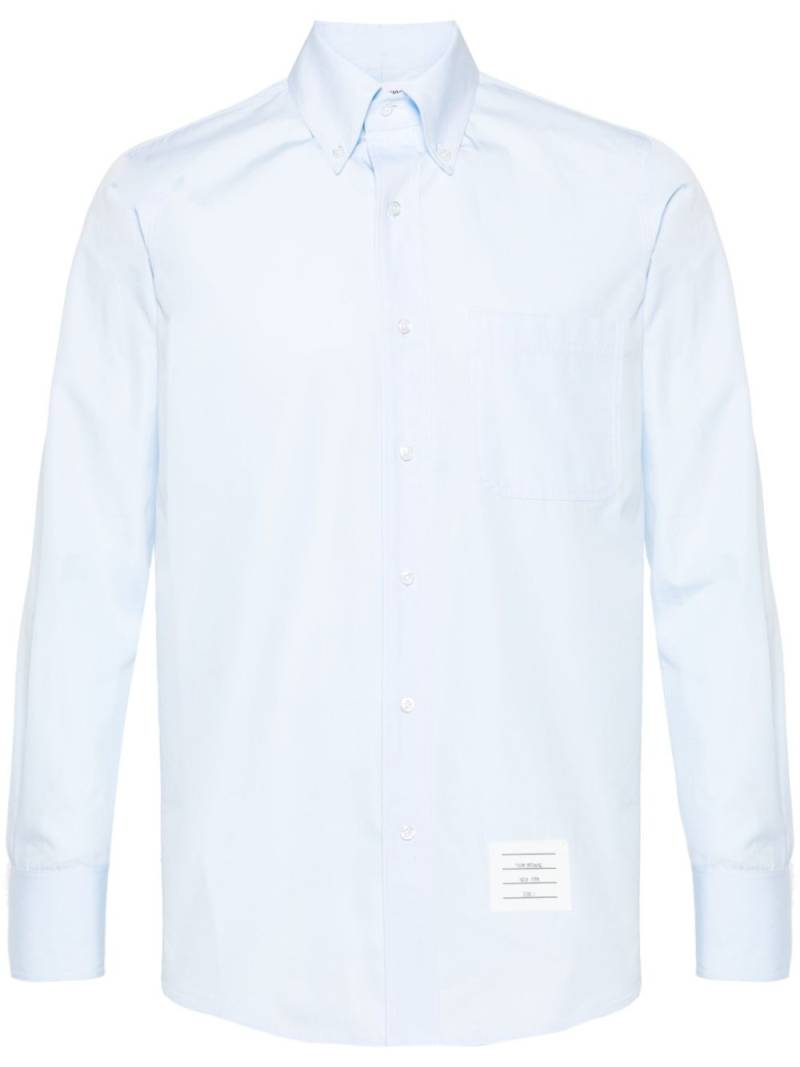 Thom Browne pointed-collar cotton shirt - Blue von Thom Browne