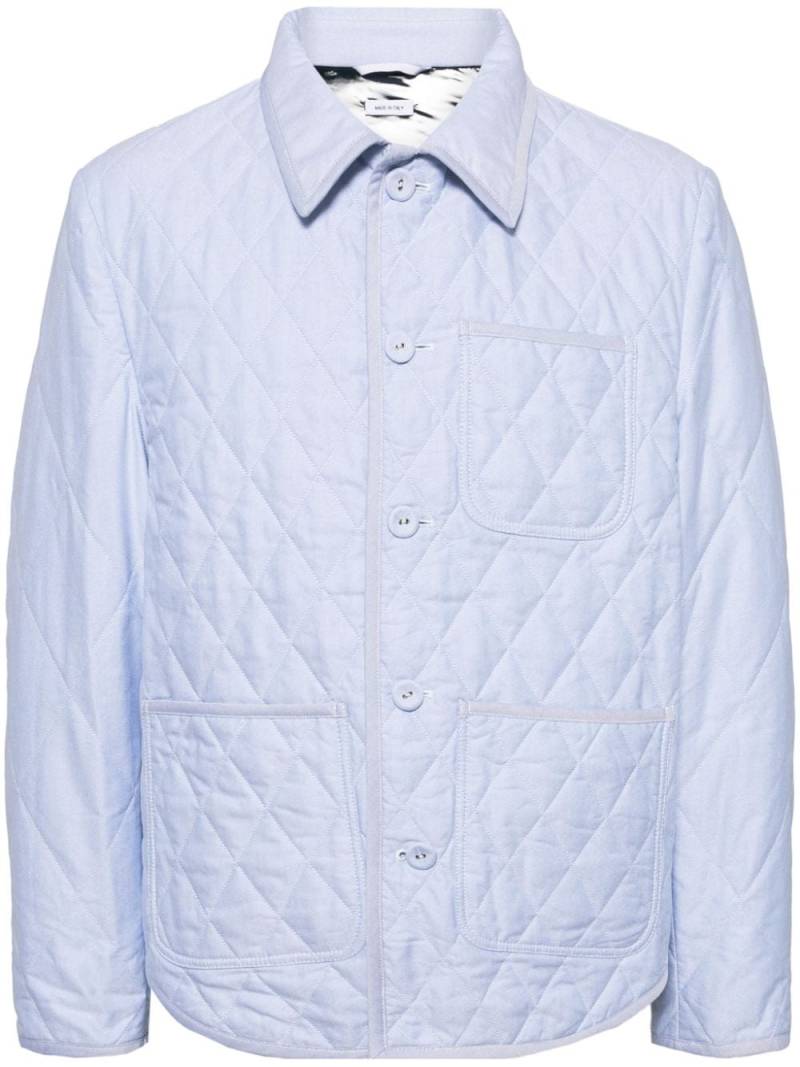 Thom Browne quilted shirt jacket - Blue von Thom Browne