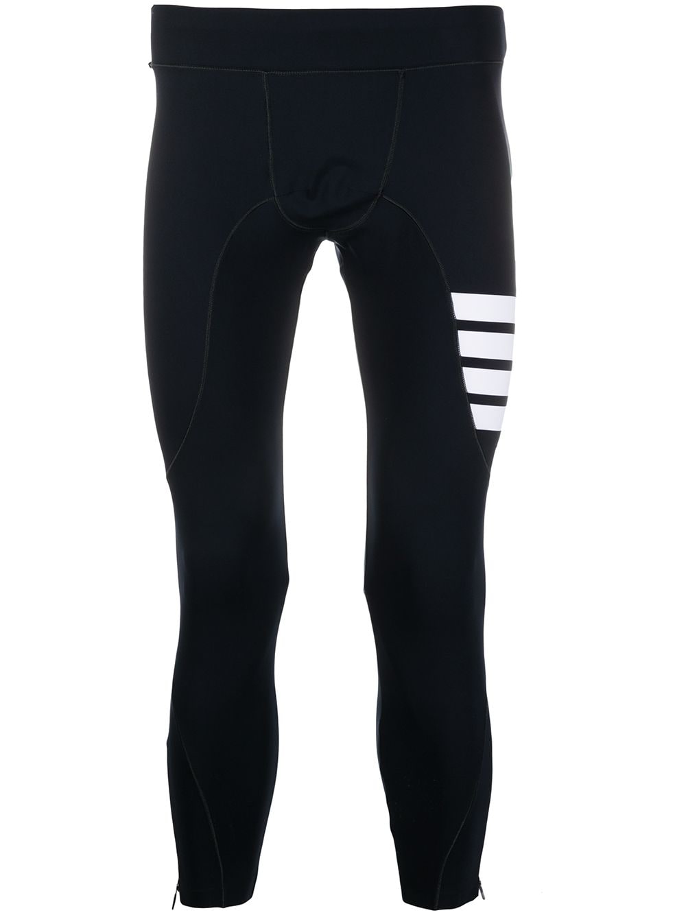 Thom Browne signature 4 stripe leggings - Blue von Thom Browne