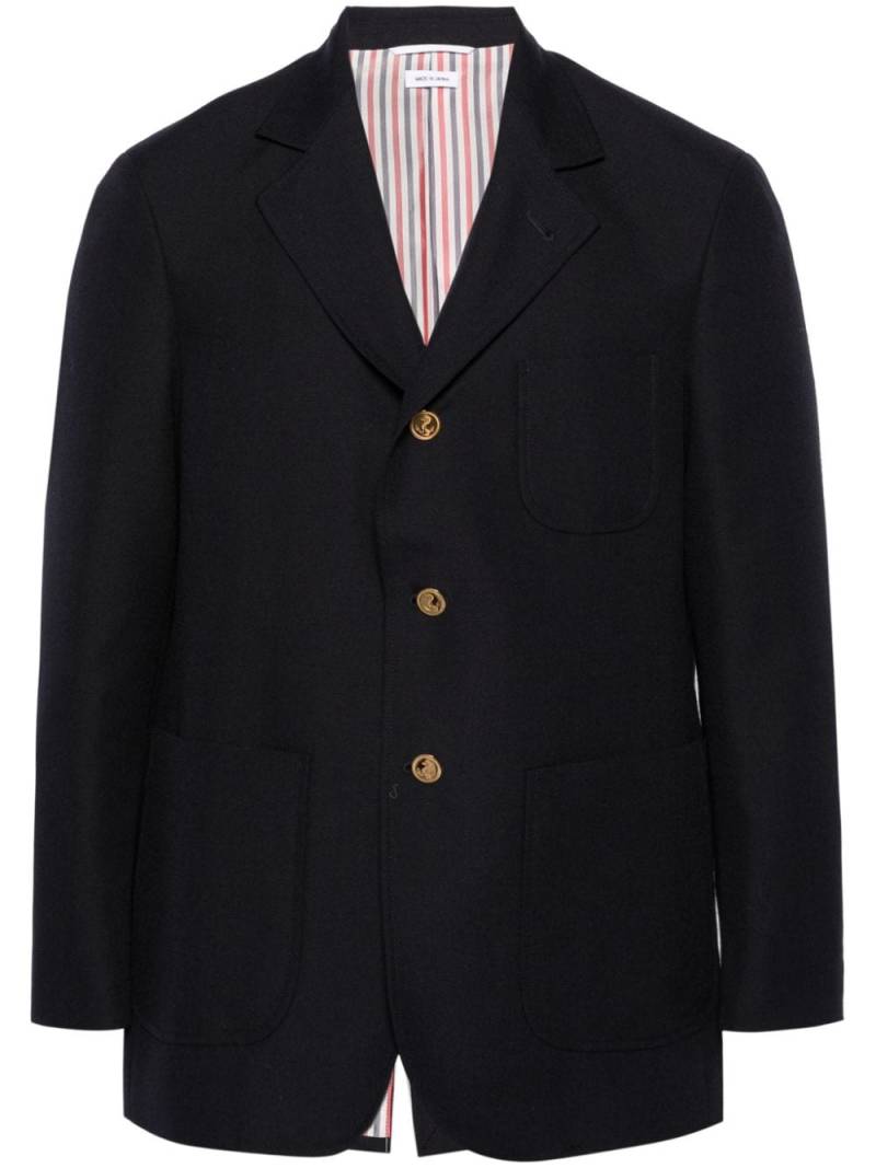 Thom Browne single-breasted wool blazer - Blue von Thom Browne