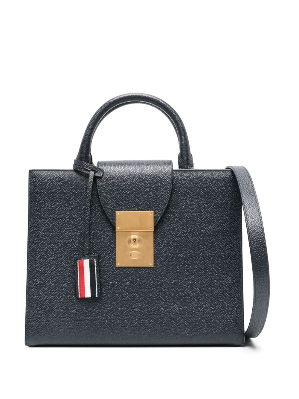 Thom Browne small Mr. Thom tote bag - Blue von Thom Browne