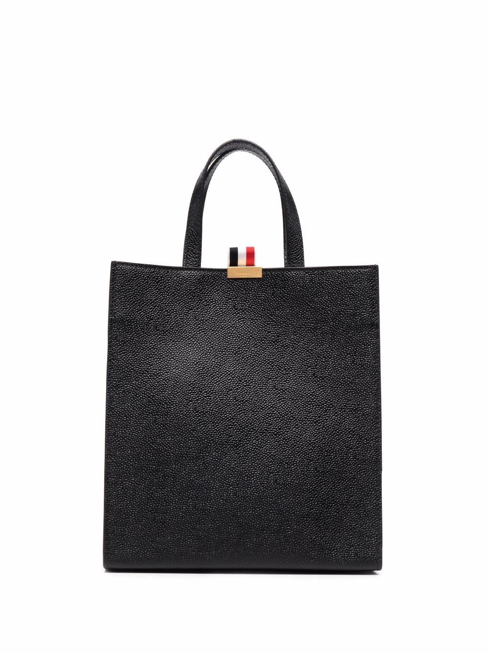 Thom Browne small multifunctional lock-detail backpack - Black von Thom Browne