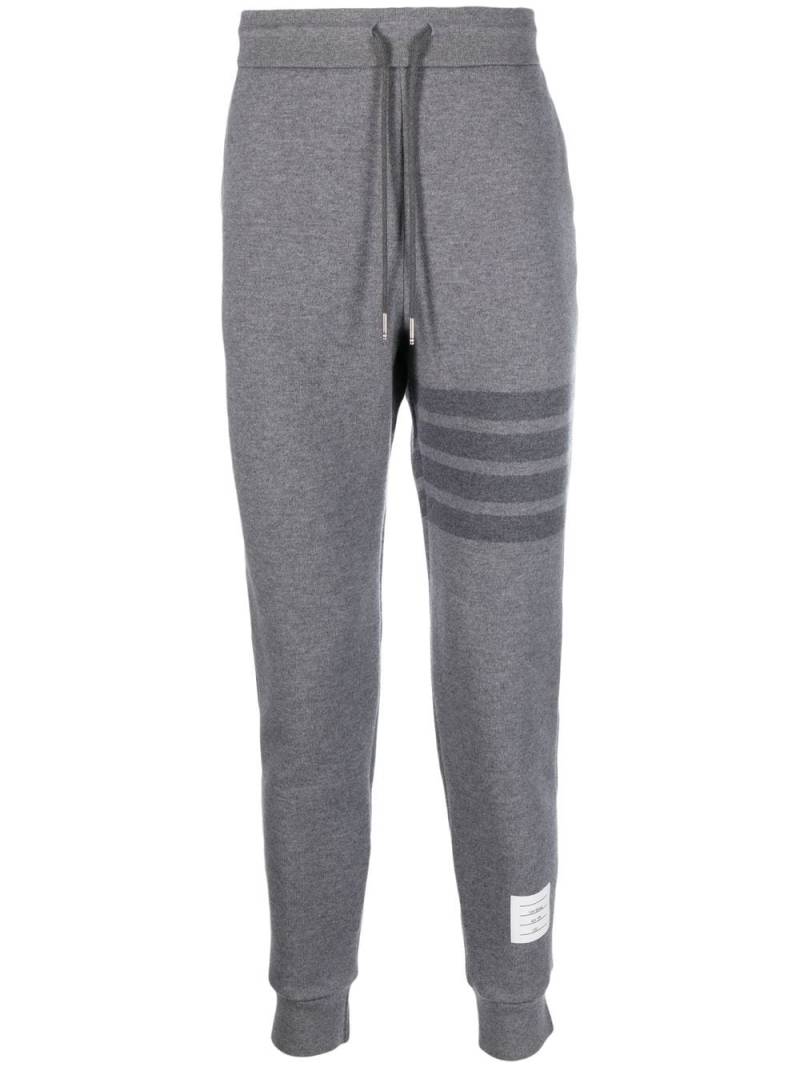 Thom Browne 4-Bar wool track pants - Grey von Thom Browne