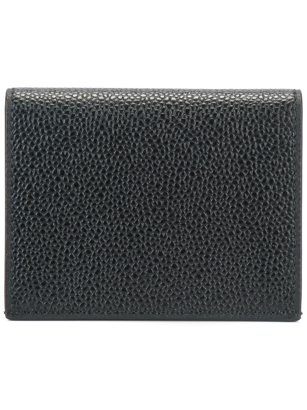 Thom Browne striped detailing cardholder - Black von Thom Browne