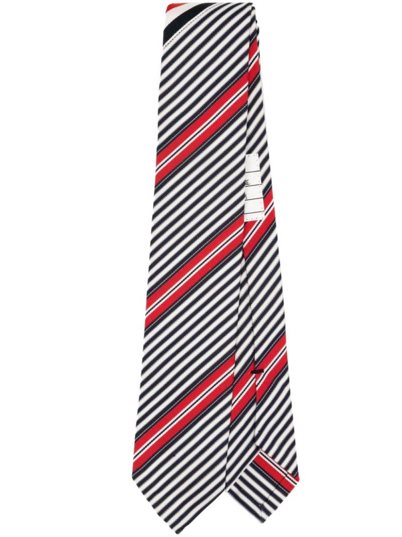 Thom Browne striped tie - Multicolour von Thom Browne