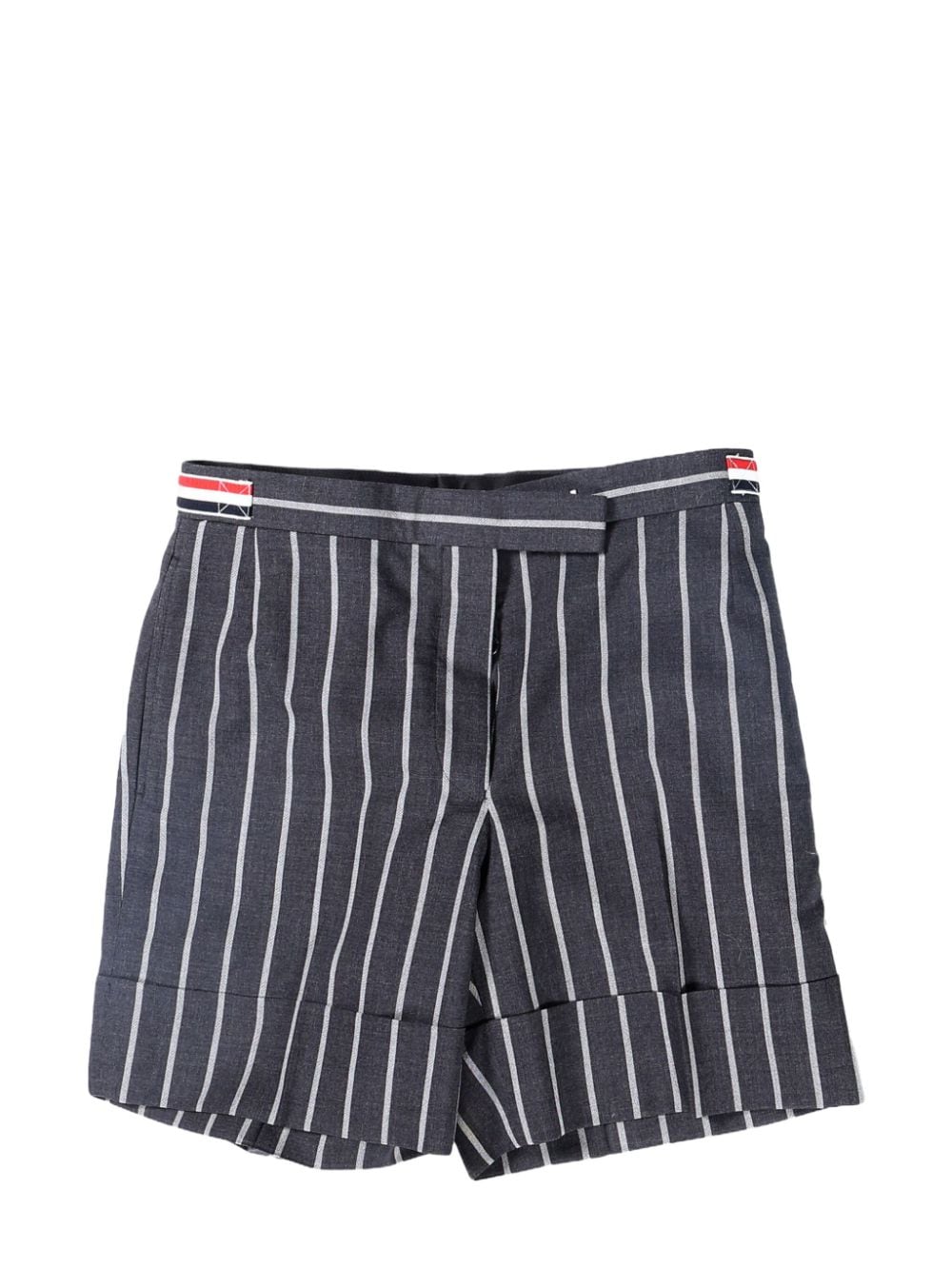 Thom Browne striped wool shorts - Blue von Thom Browne