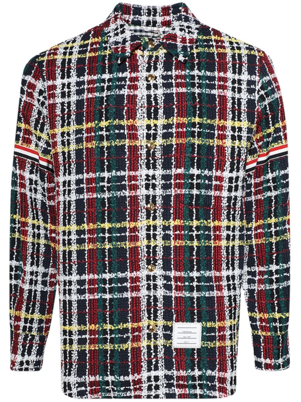 Thom Browne tartan shirt jacket - Red von Thom Browne