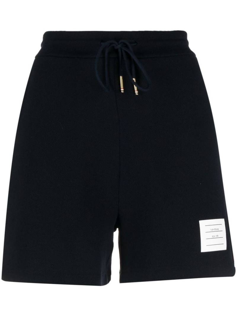 Thom Browne tie-waist shorts - Blue von Thom Browne