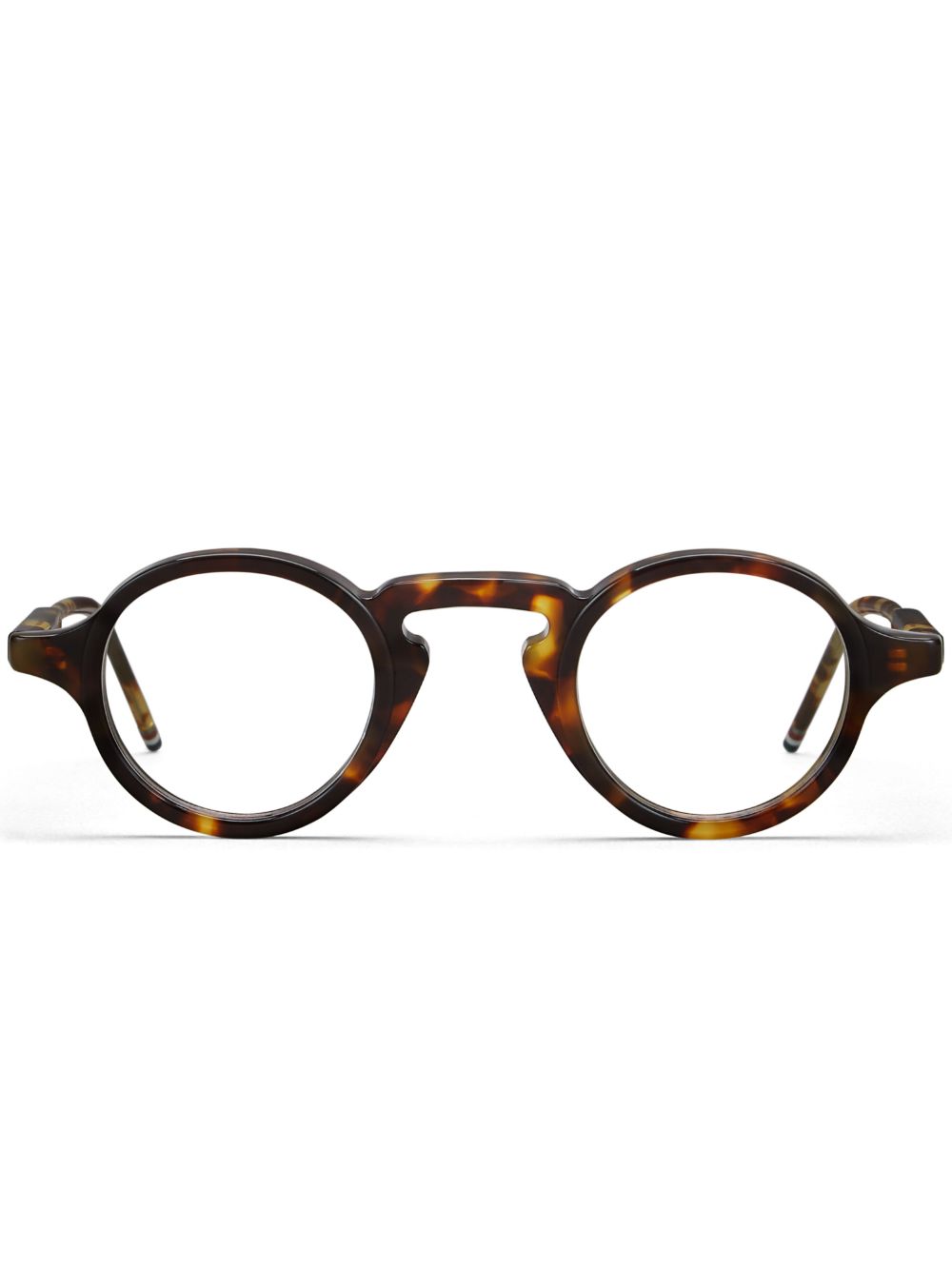 Thom Browne tortoiseshell round-frame glasses von Thom Browne