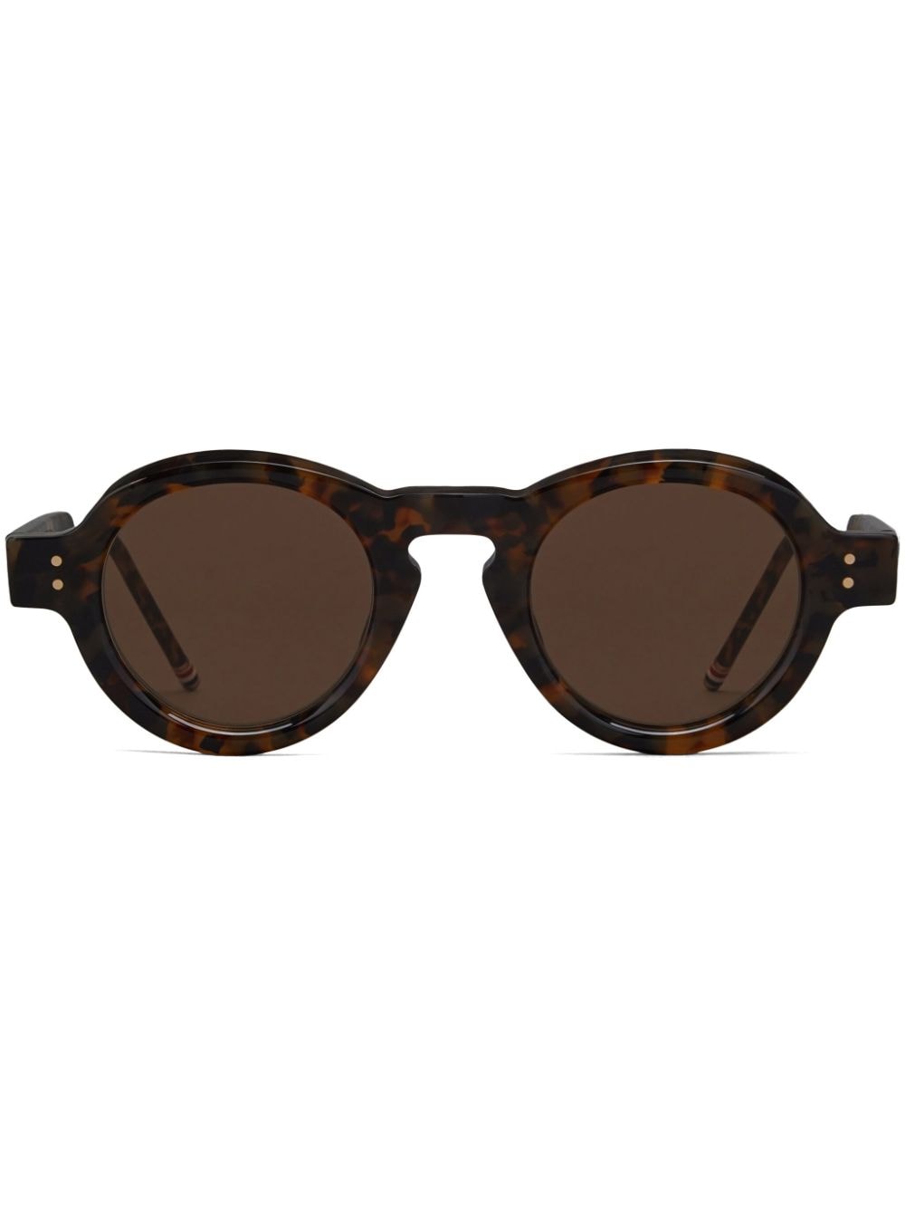 Thom Browne tortoiseshell round-frame sunglasses von Thom Browne