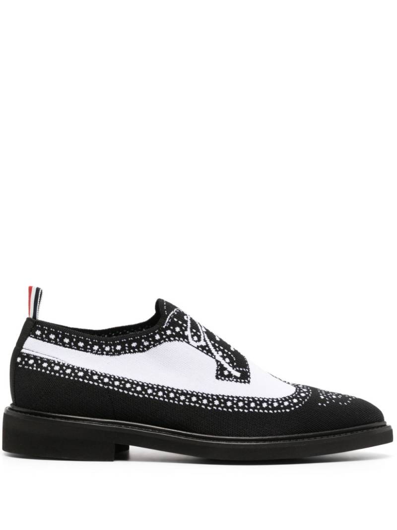 Thom Browne trompe l'oeil loafers - Black von Thom Browne