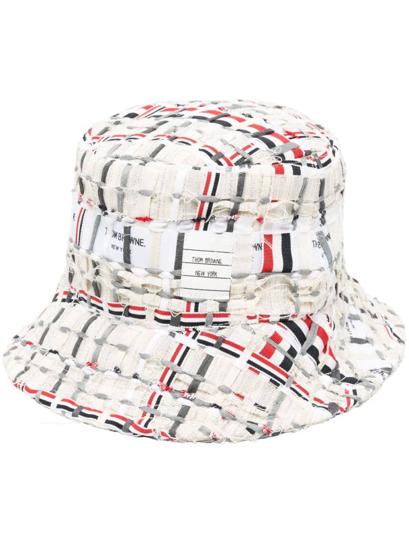 Thom Browne tweed bucket hat - Orange von Thom Browne