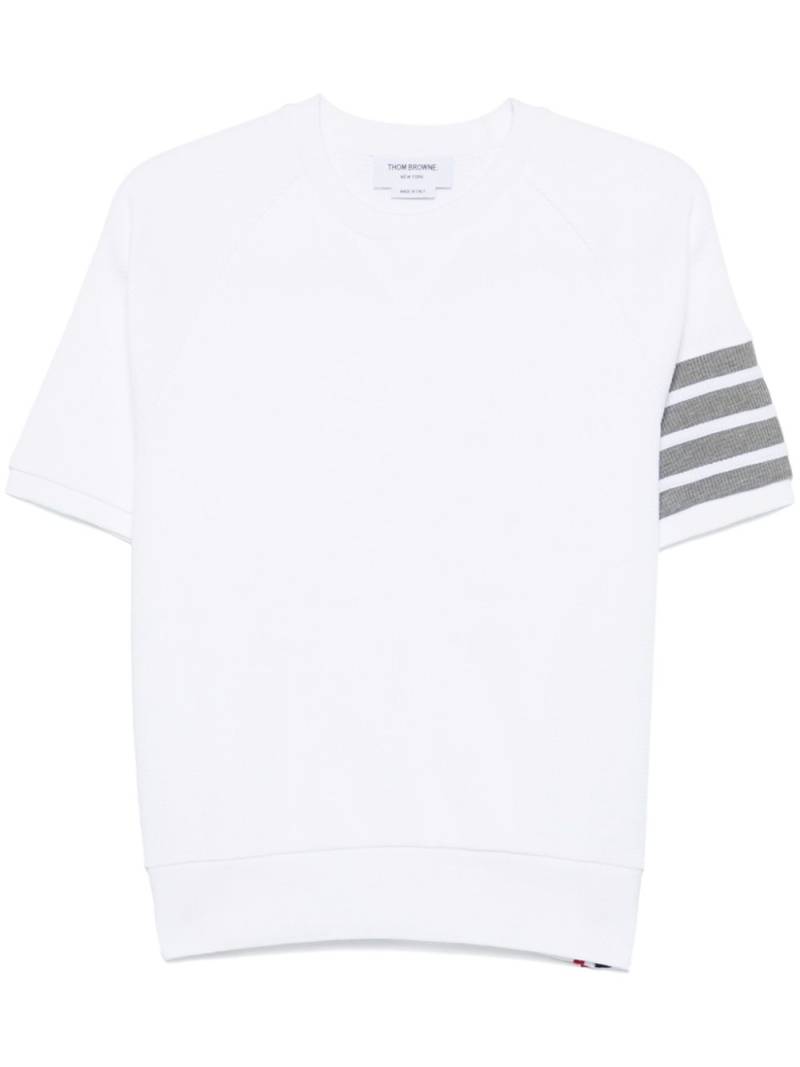 Thom Browne waffle-effect T-shirt - White von Thom Browne