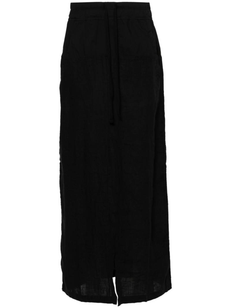 Thom Krom W SK 83 linen maxi skirt - Black von Thom Krom