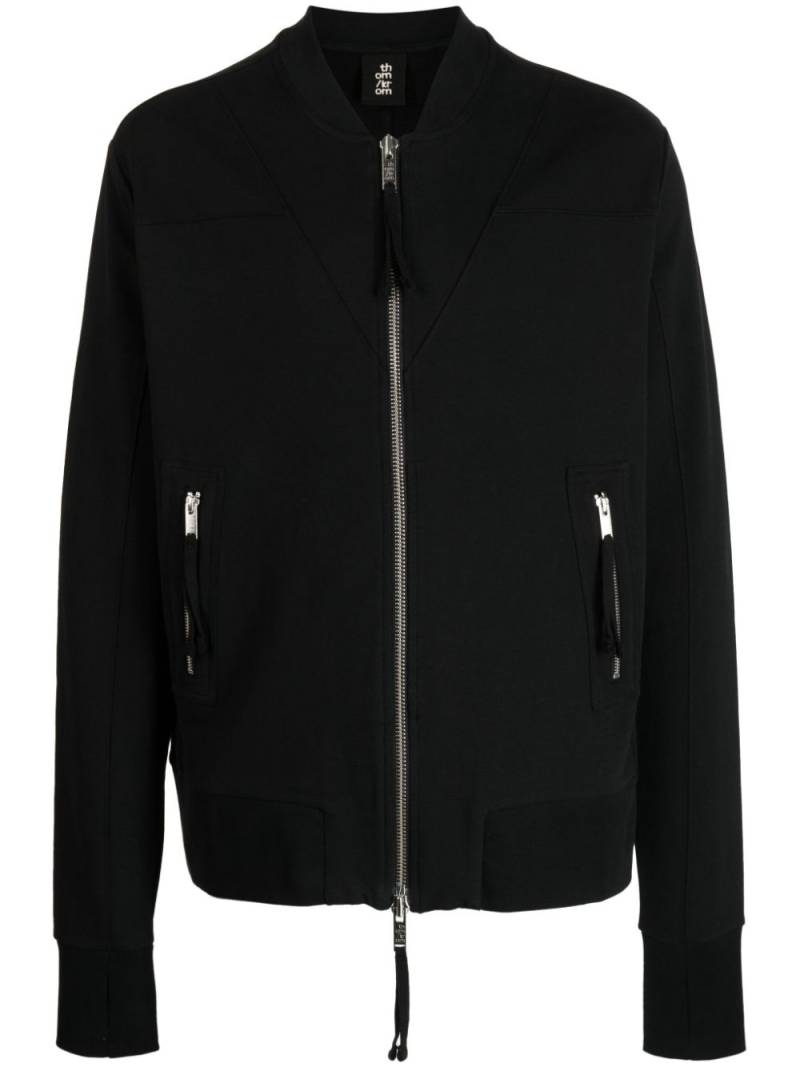 Thom Krom band-collar zip-up bomber jacket - Black von Thom Krom