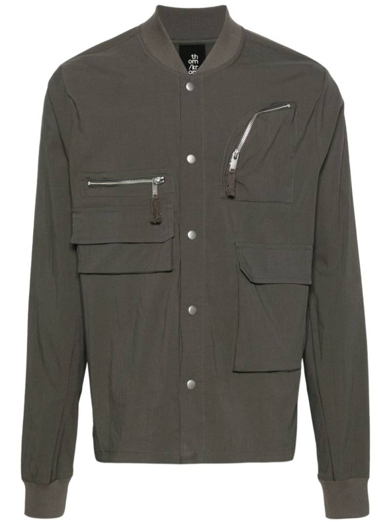 Thom Krom classic-collar shirt jacket - Green von Thom Krom