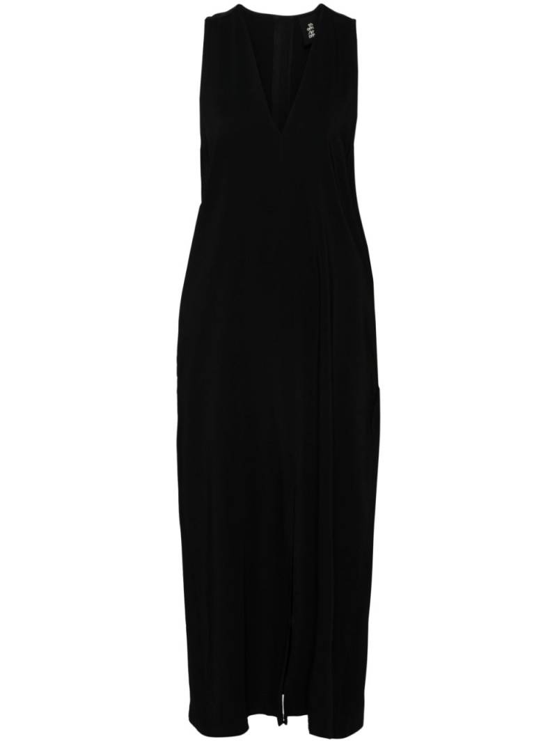 Thom Krom crepe shift midi dress - Black von Thom Krom