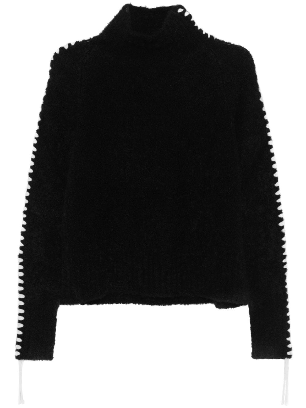 Thom Krom decorative-stitching sweater - Black von Thom Krom