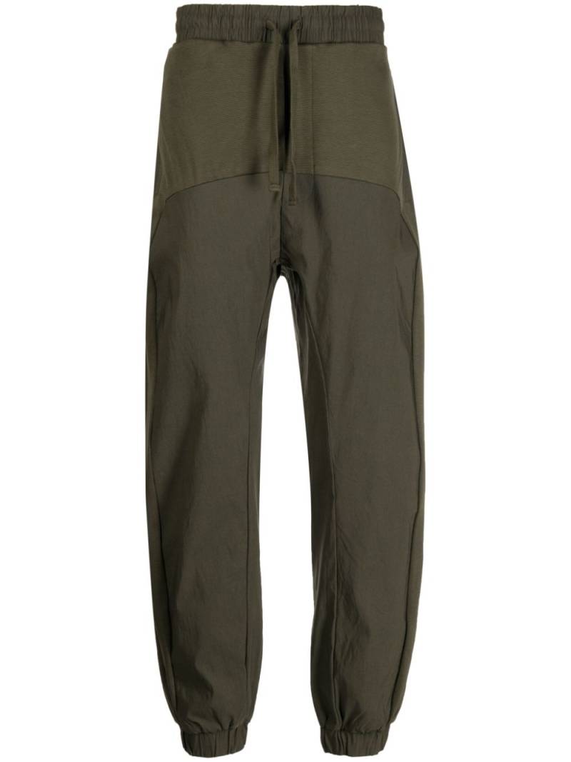 Thom Krom drawstring cotton-blend pants - Green von Thom Krom