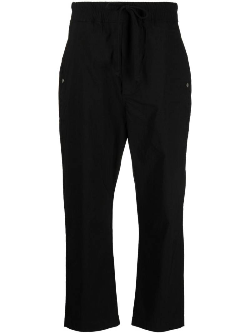 Thom Krom drawstring cropped trousers - Black von Thom Krom