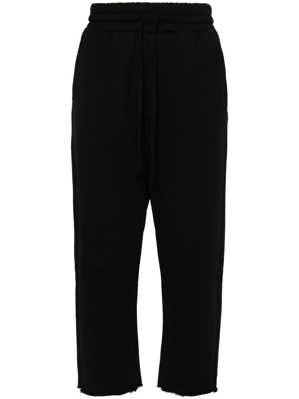 Thom Krom drop-crotch cropped trousers - Black von Thom Krom