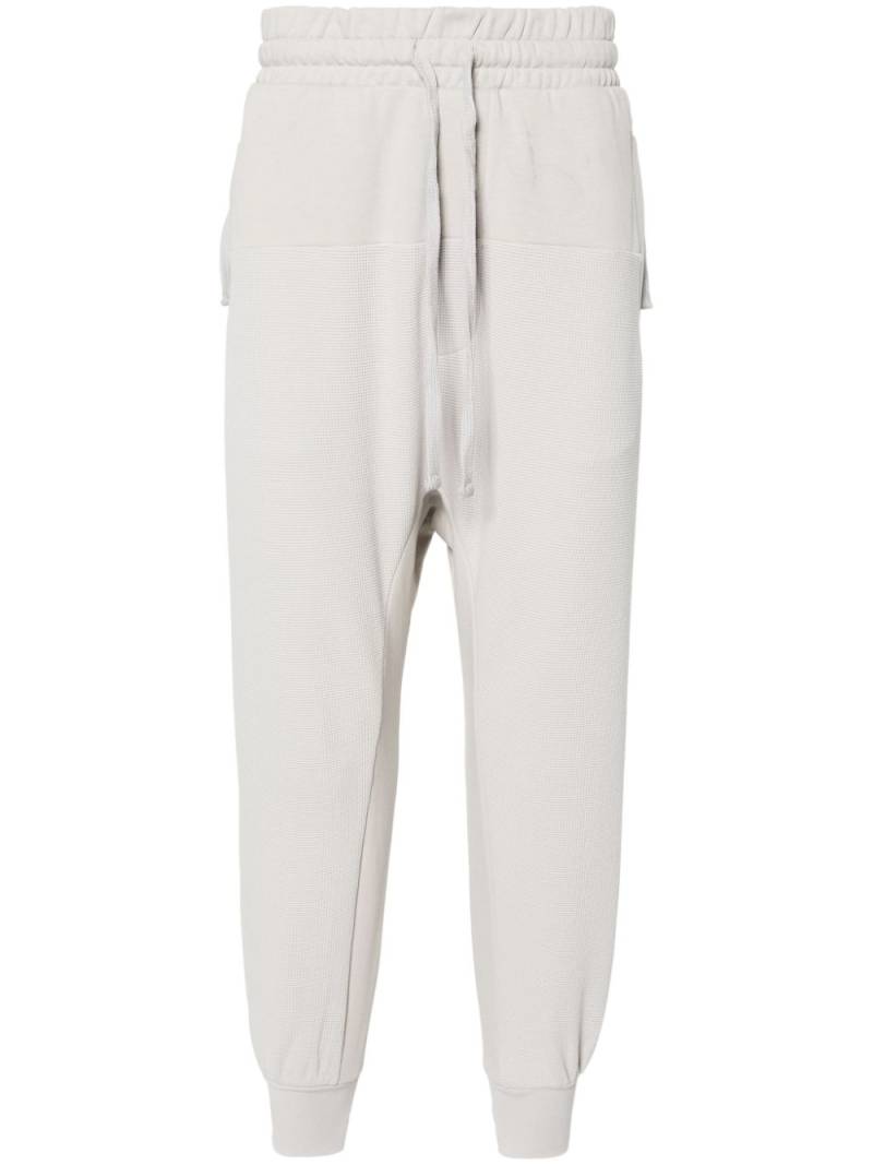 Thom Krom drop-crotch panelled track pants - Grey von Thom Krom