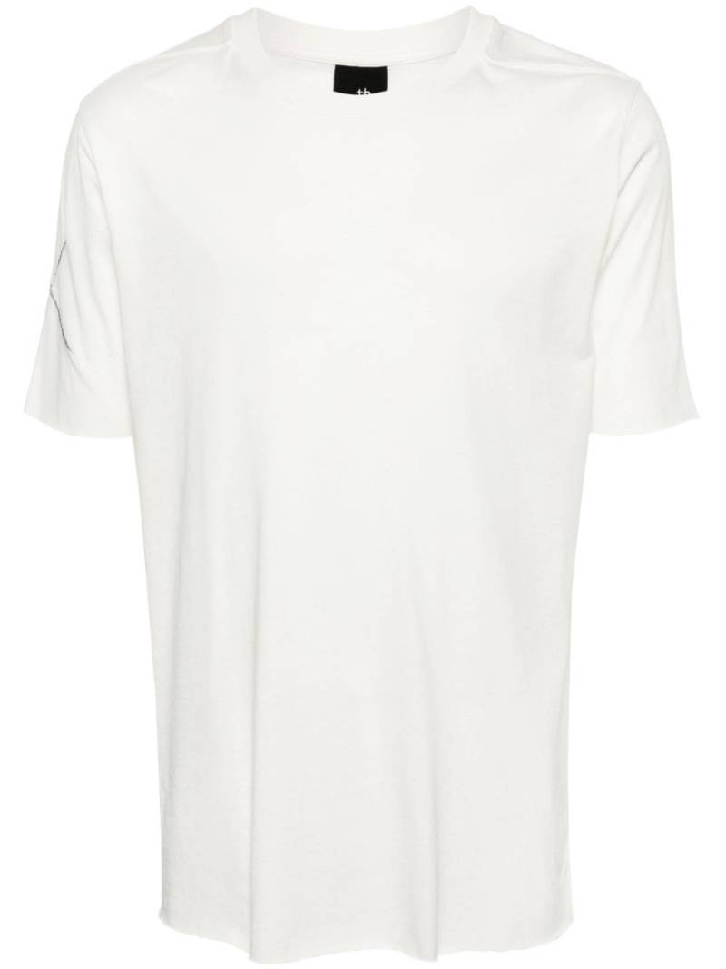 Thom Krom embroidered-motif T-shirt - Neutrals von Thom Krom