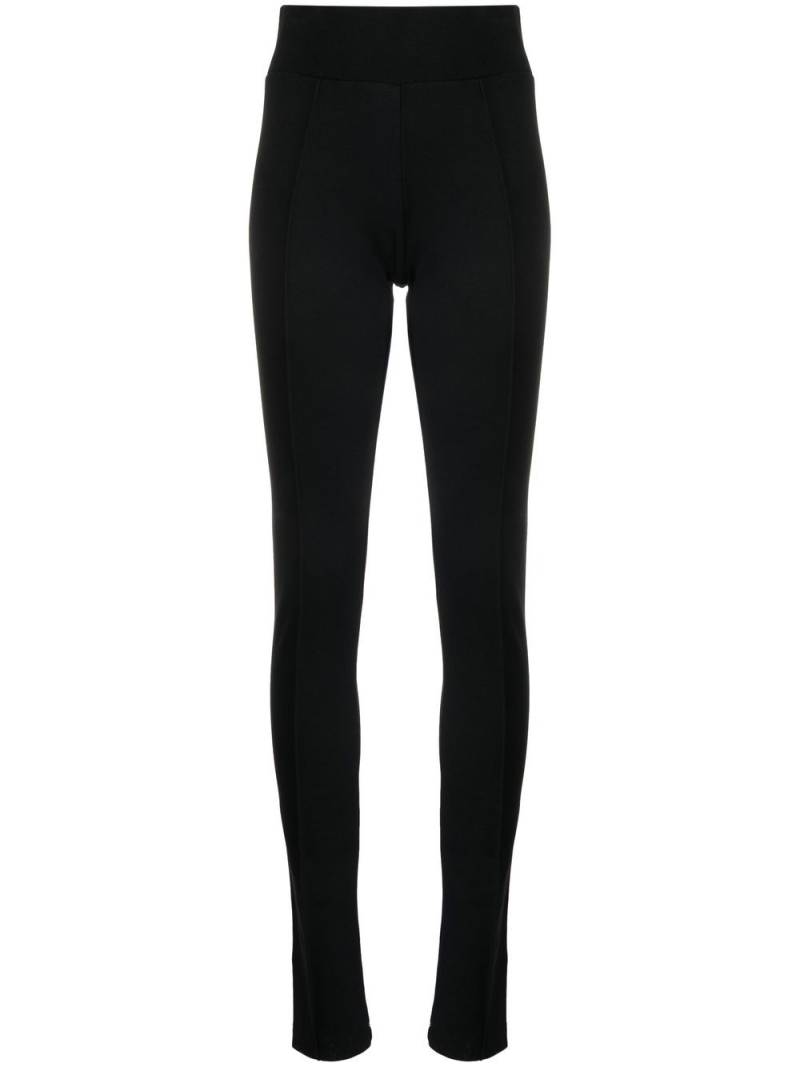 Thom Krom exposed-seam detail trousers - Black von Thom Krom