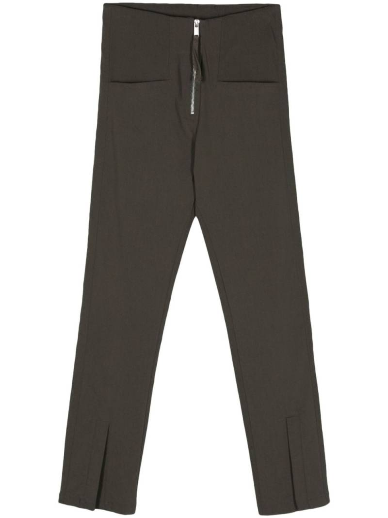 Thom Krom high-waisted slim-fit trousers - Green von Thom Krom