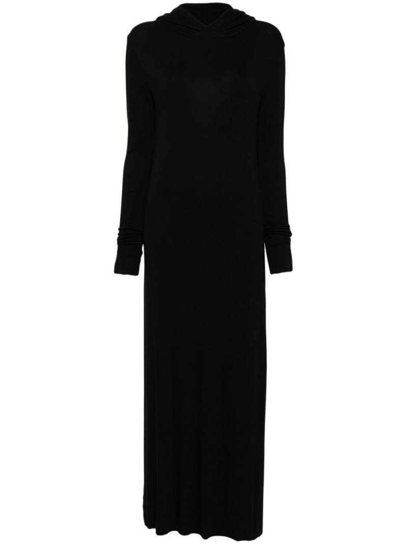 Thom Krom hooded maxi dress - Black von Thom Krom