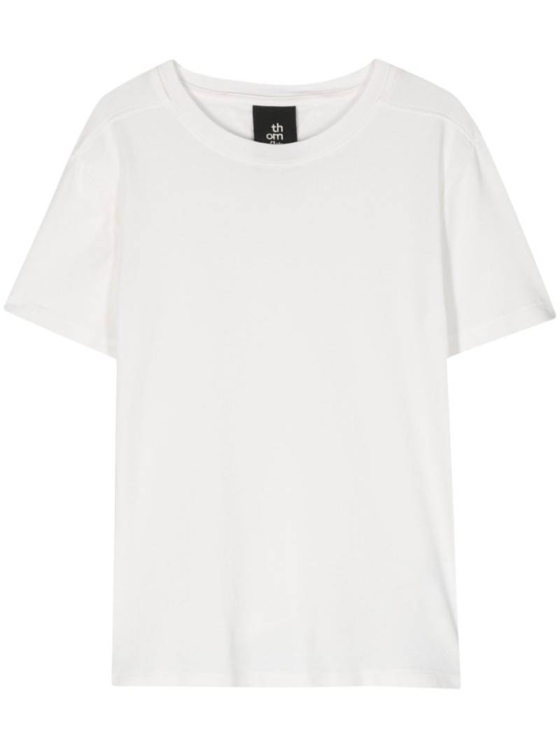 Thom Krom panelled fine-knit T-shirt - White von Thom Krom