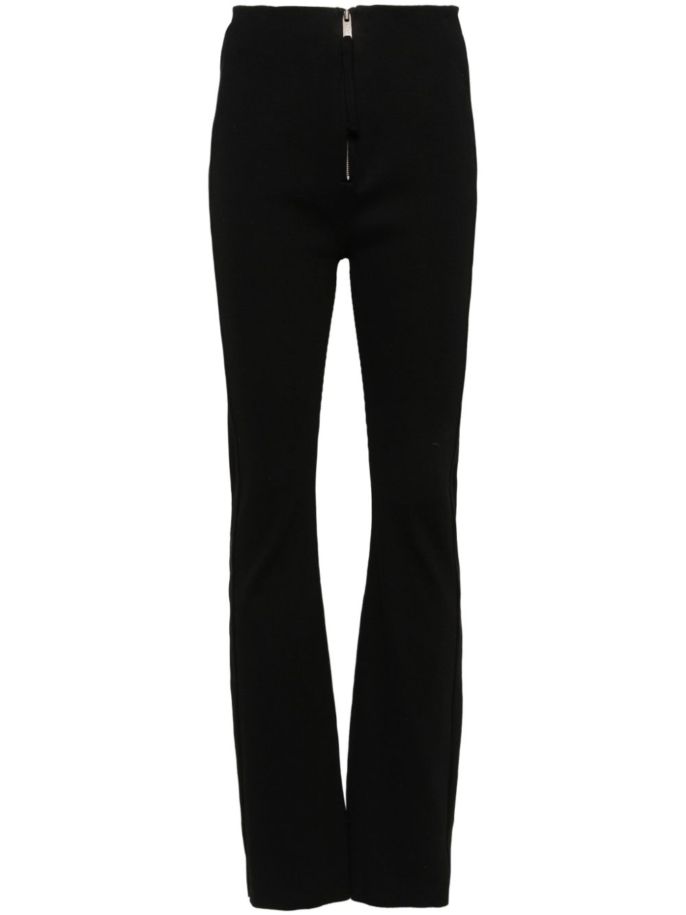 Thom Krom ribbed high-waist trousers - Black von Thom Krom