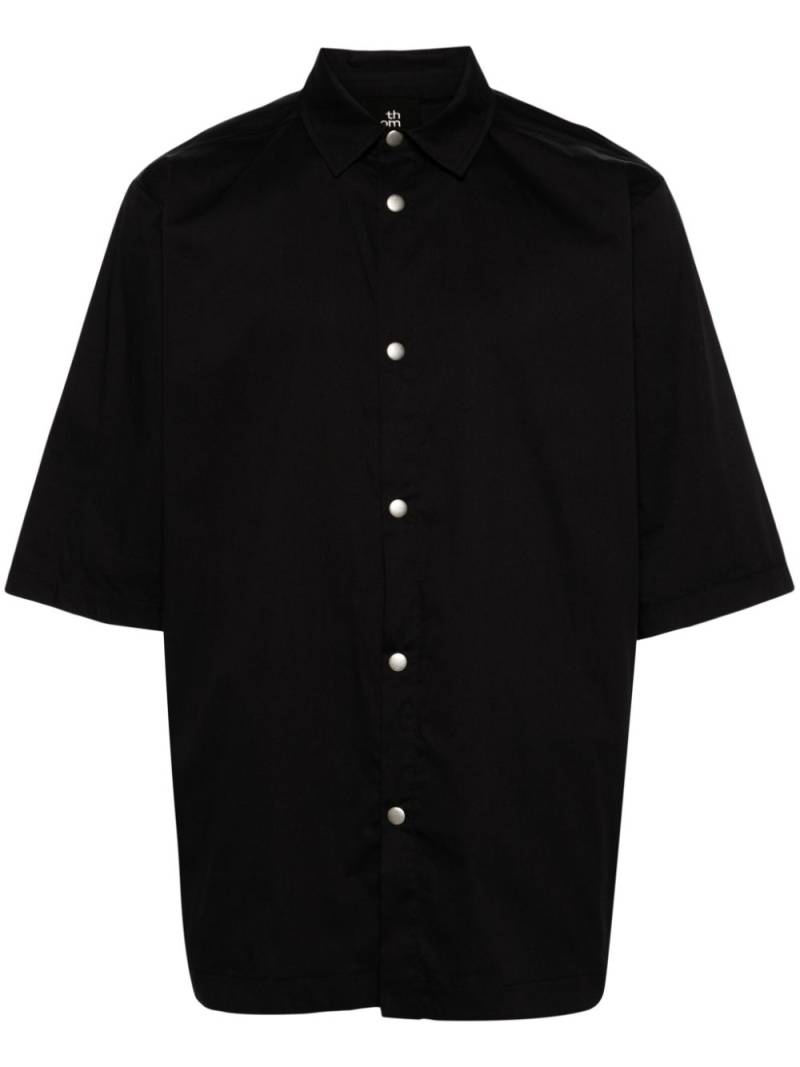 Thom Krom short-sleeve poplin shirt - Black von Thom Krom