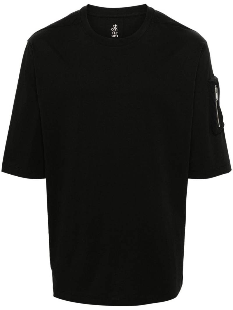 Thom Krom sleeve-pocket cotton T-shirt - Black von Thom Krom