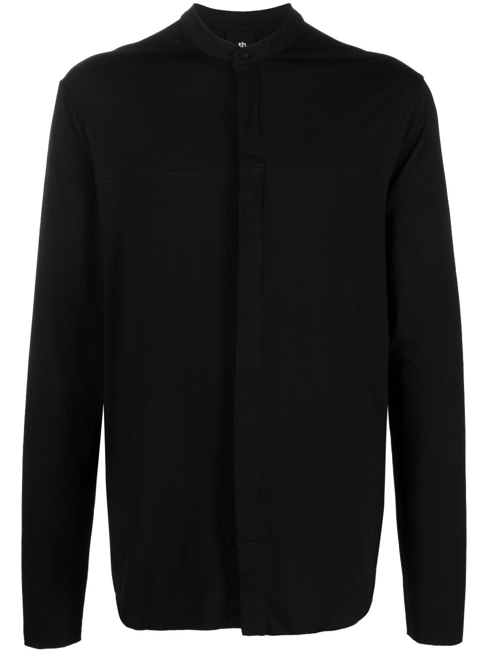 Thom Krom slim-cut band-collar shirt - Black von Thom Krom