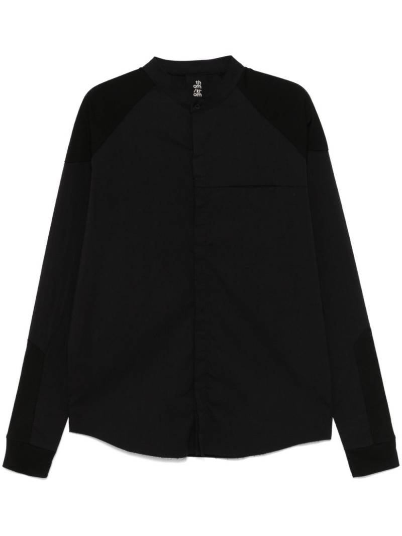 Thom Krom stand-up collar shirt - Black von Thom Krom