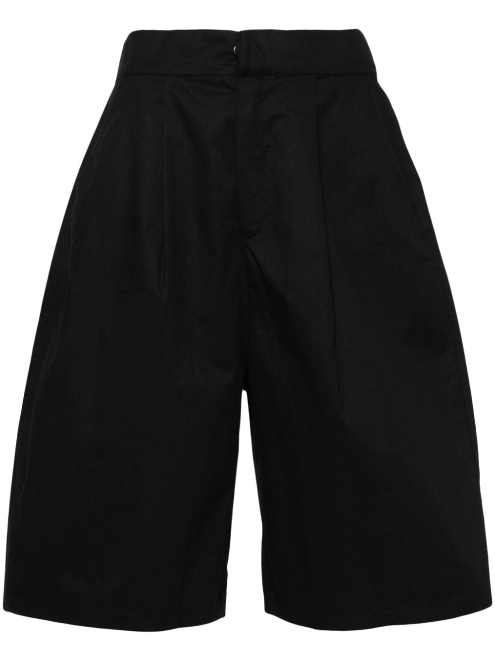 Thom Krom twill pleated shorts - Black von Thom Krom