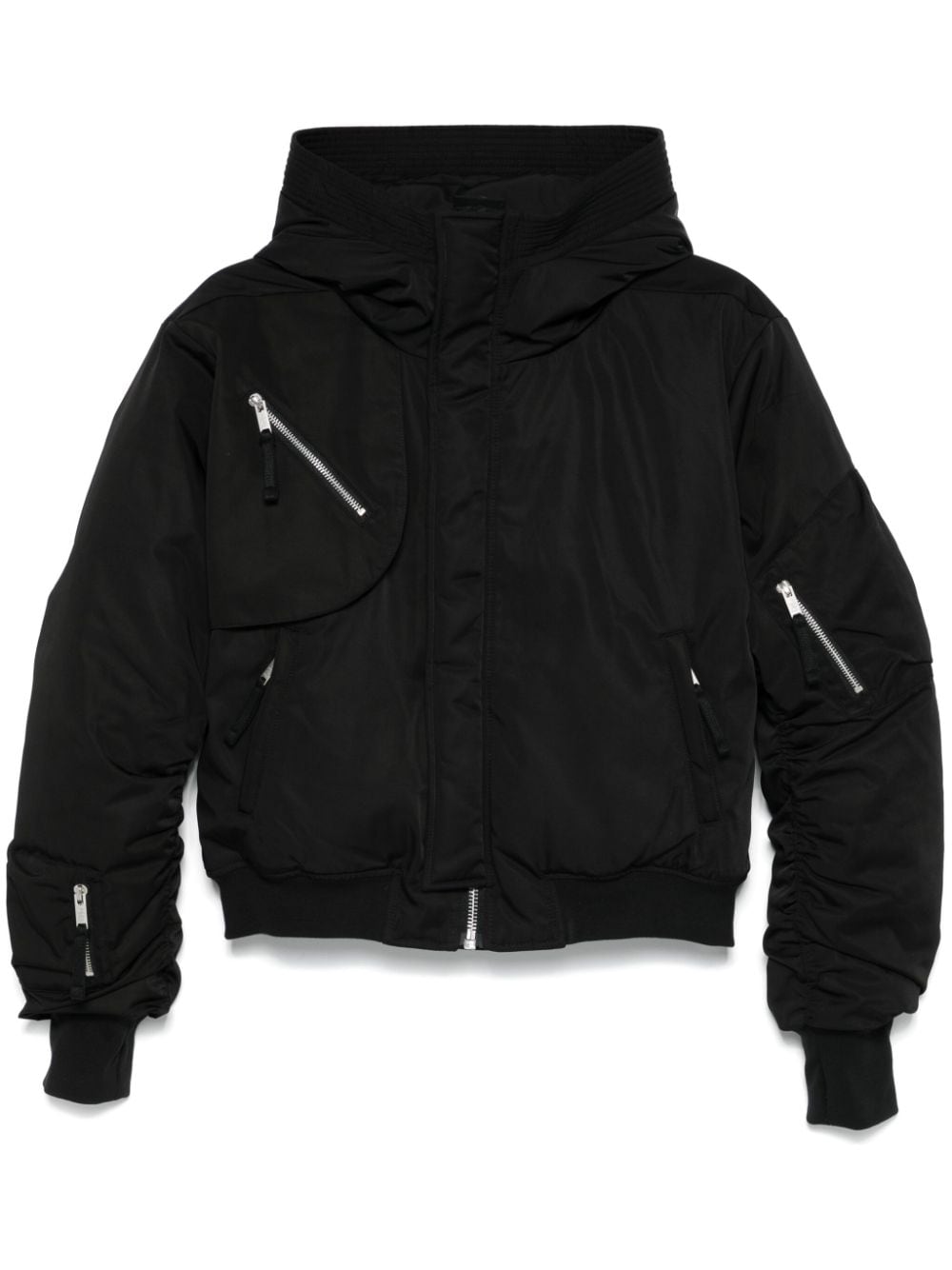 Thom Krom zip-detail bomber jacket - Black von Thom Krom