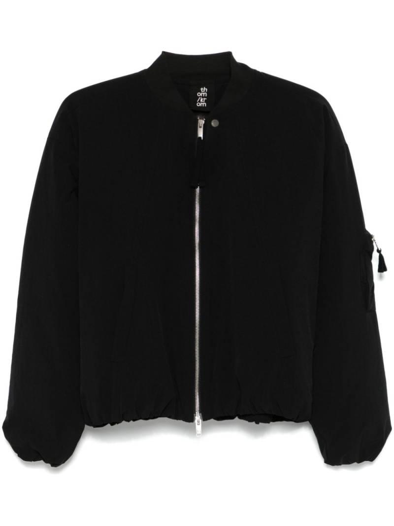 Thom Krom zip-detail bomber jacket - Black von Thom Krom