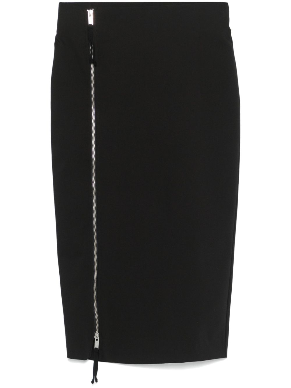 Thom Krom zip-up midi skirt - Black von Thom Krom