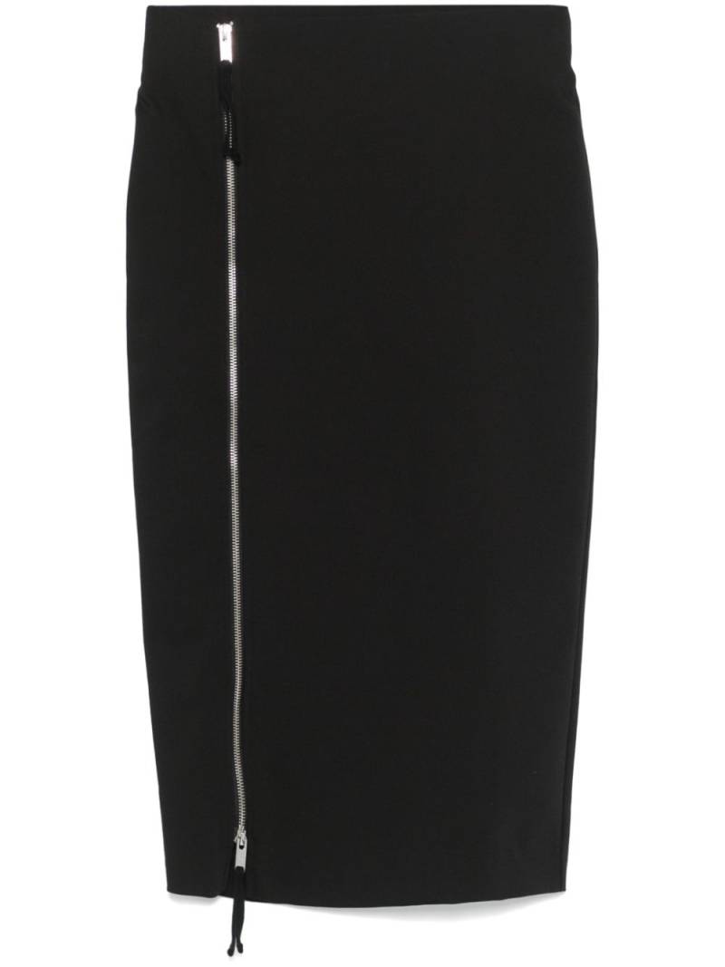 Thom Krom zip-up midi skirt - Black von Thom Krom