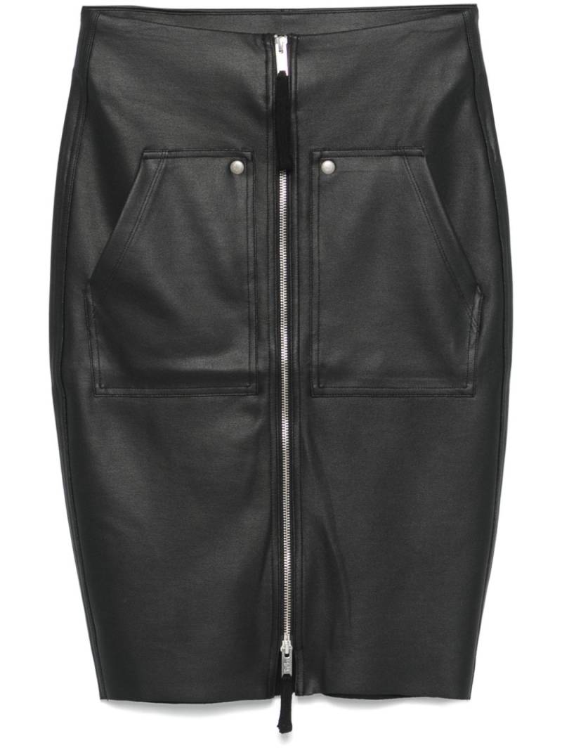 Thom Krom zip-up midi skirt - Black von Thom Krom