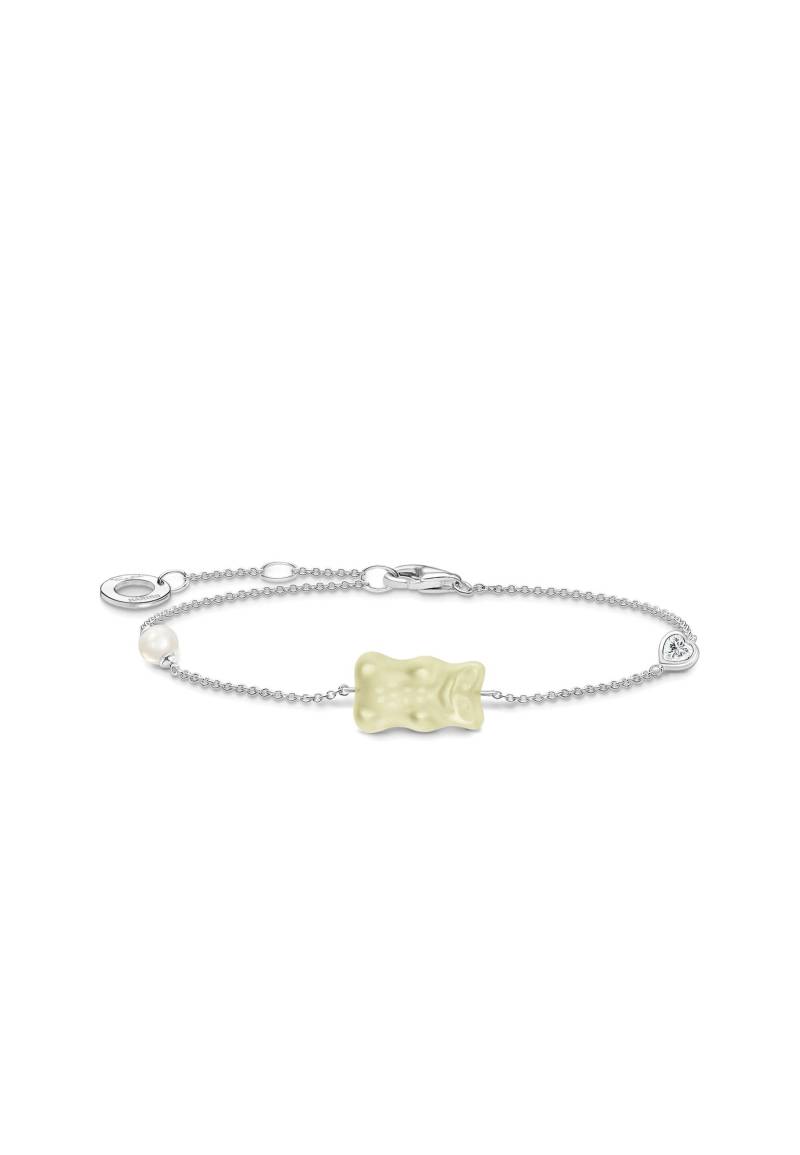 Armband Haribo Weiß Goldbär Damen Silber ONE SIZE von Thomas Sabo