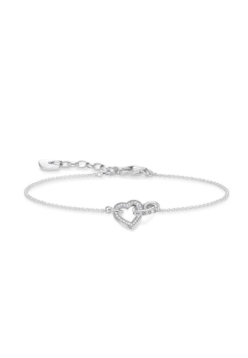 Armband Together Klein Herz Damen Silber ONE SIZE von Thomas Sabo