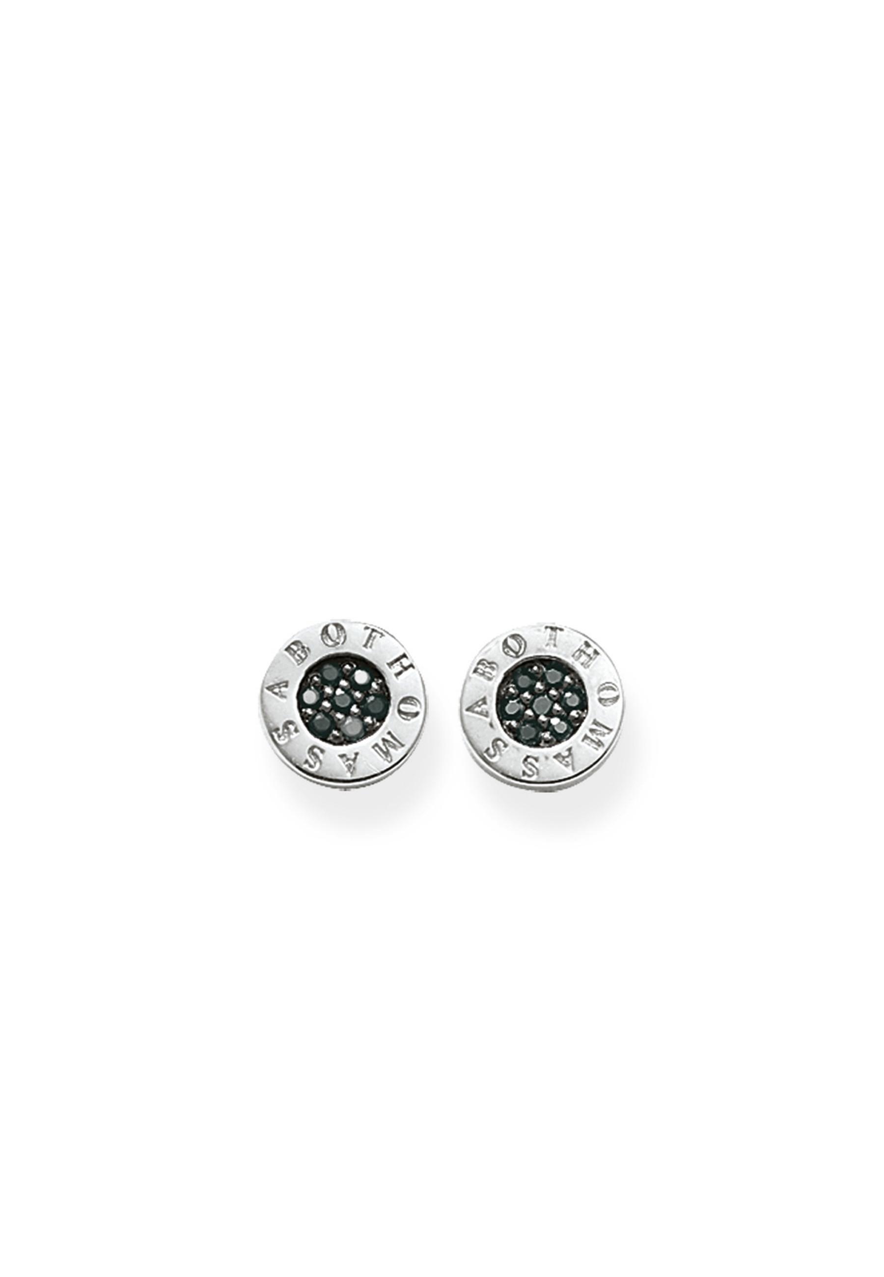 Ear Studs Classic Pavé Black Damen Schwarz ONE SIZE von Thomas Sabo