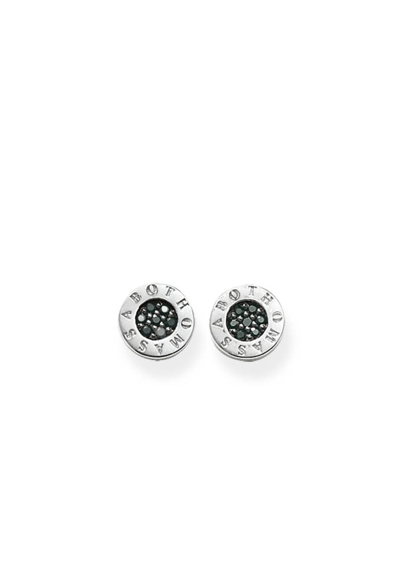 Ear Studs Classic Pavé Black Damen Schwarz ONE SIZE von Thomas Sabo