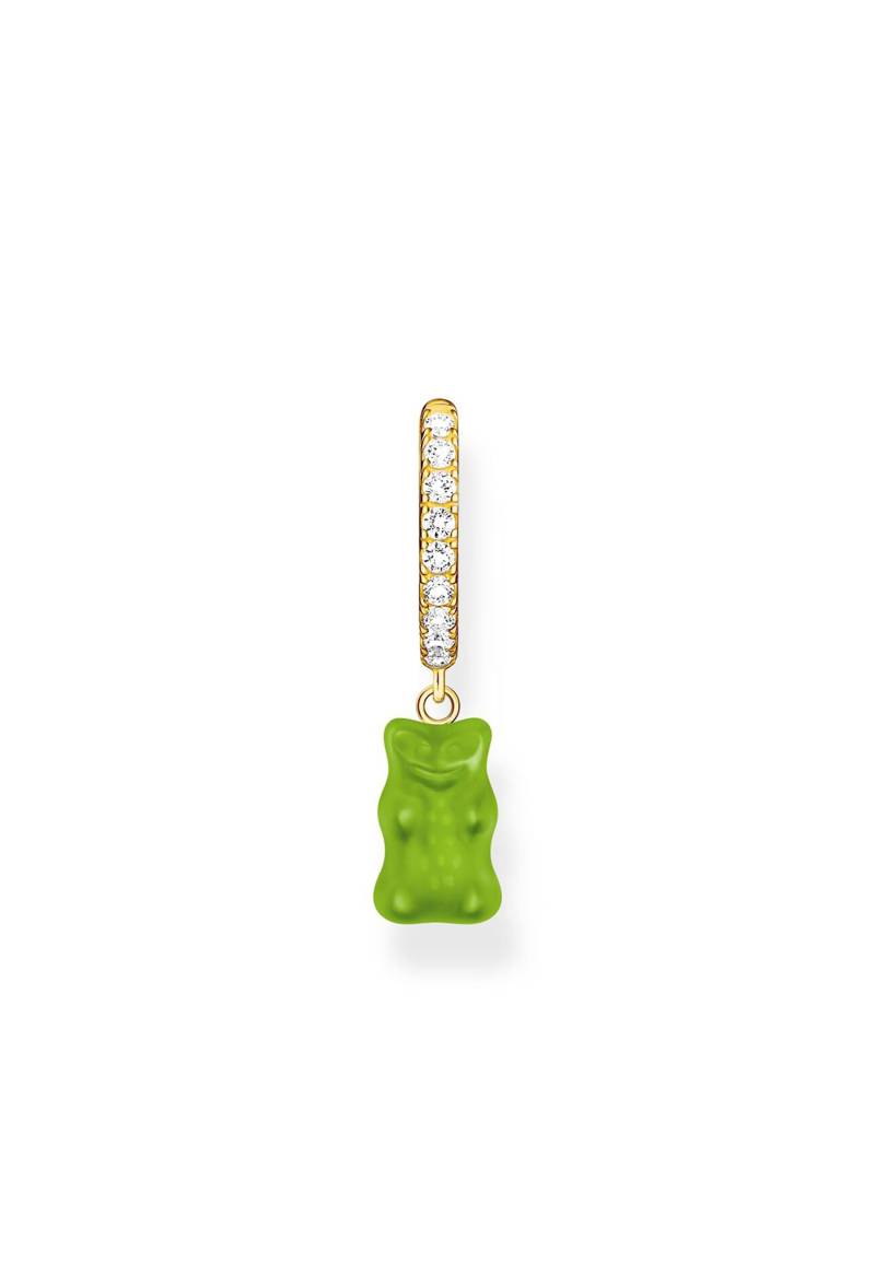 Einzel Creole Haribo Grüner Goldbär Damen Gold ONE SIZE von Thomas Sabo