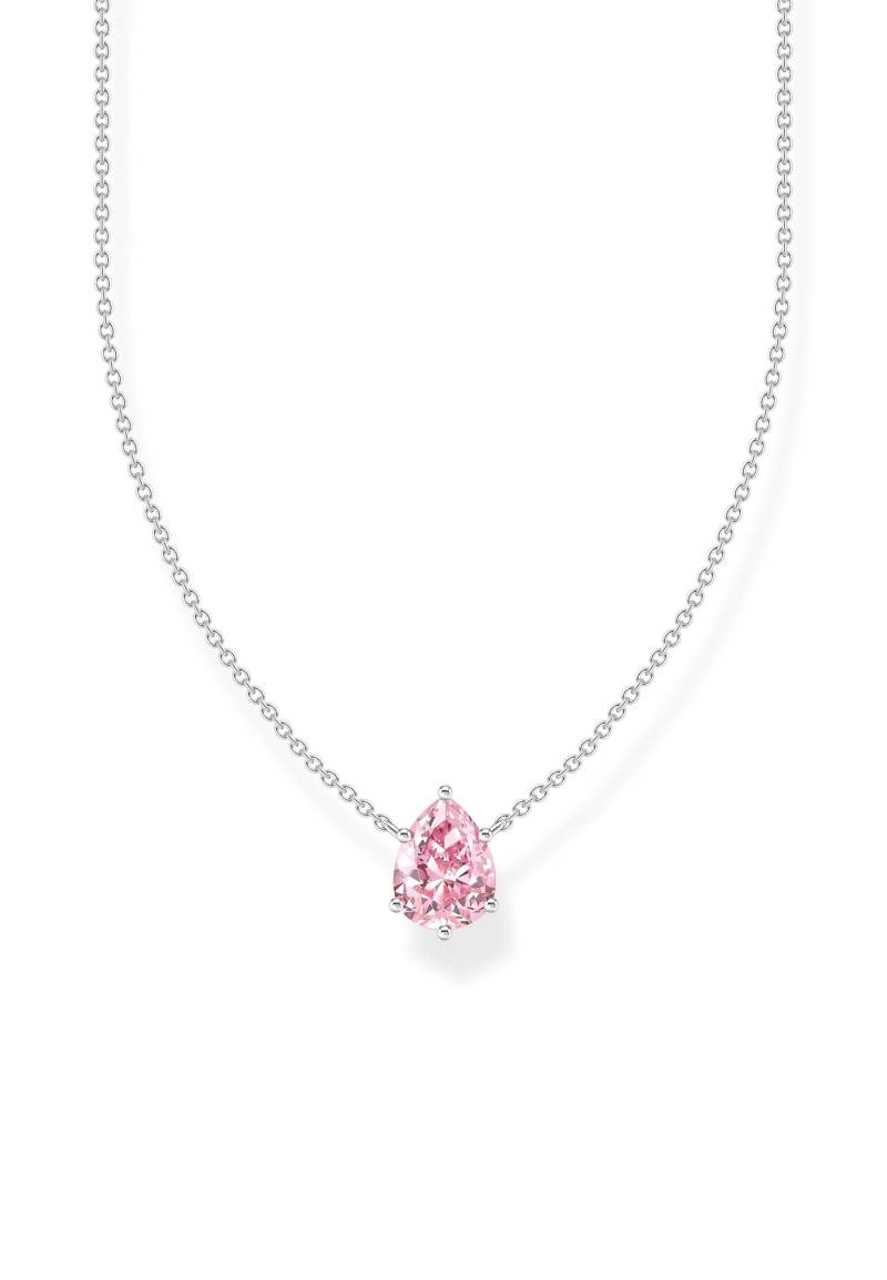 Halskette Rosa Drop Zirkonia Damen Pink ONE SIZE von Thomas Sabo