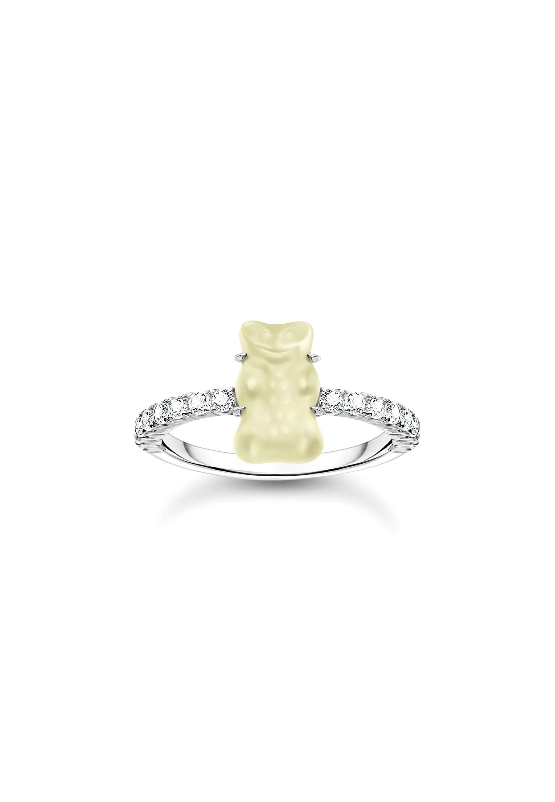 Ring Haribo White Goldbär Damen Silber 18mm von Thomas Sabo