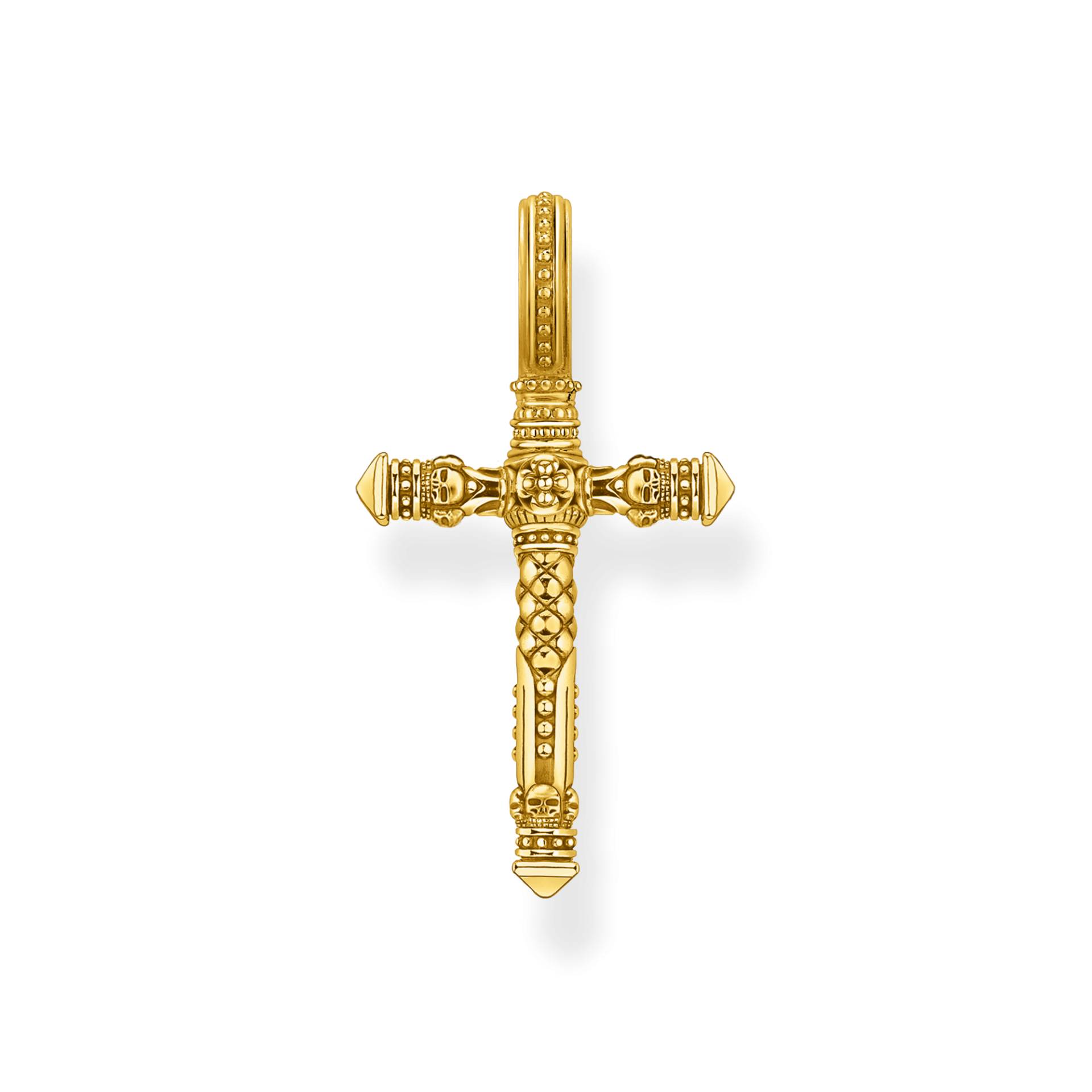 Thomas Sabo Anhänger Kreuz gold gelbgoldfarben PE503-413-39 von Thomas Sabo